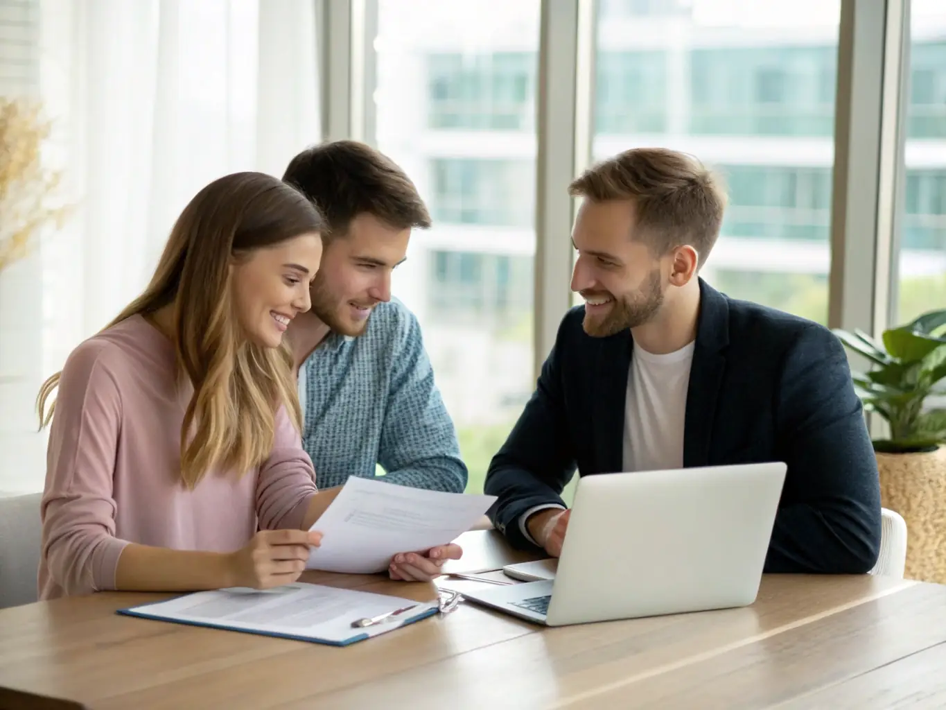 An image of an elderly couple reviewing retirement plans with a financial advisor, highlighting the importance of planning for a comfortable retirement.